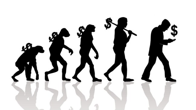 Ape to businessman. Are they really that different?